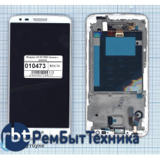 Модуль (Матрица, экран, дисплей + тачскрин) LG G2 D801 белый с рамкой