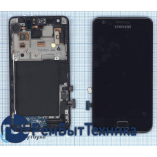 Модуль (Матрица, экран, дисплей + тачскрин + передняя панель) Samsung Galaxy S2 i9100 черный