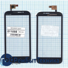 Сенсорное стекло (тачскрин) DNS S4501M черный