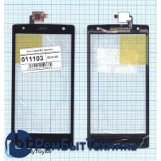 Сенсорное стекло (тачскрин) Acer Liquid E3 черный
