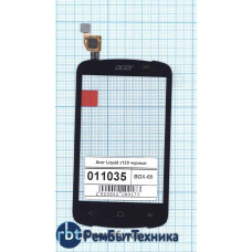 Сенсорное стекло (toucscreen) Acer Liquid z120 черное Сенсорное стекло (toucscreen) Acer Liquid z120 черное