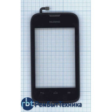 Сенсорное стекло(тачскрин) Huawei Ascend Y210 с рамкой черный