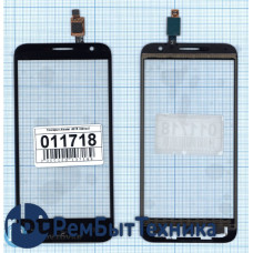 Сенсорное стекло (тачскрин) Alcatel Idol 2 Mini 6016 черный