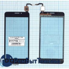 Сенсорное стекло (тачскрин)  Alcatel OneTouch IDOL X 6040 черный