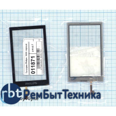 Сенсорное стекло (тачскрин) Philips Xenium X525 черное