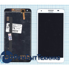 Модуль (Матрица, экран, дисплей+тачскрин) Huawei Honor 3X (G750) белый