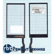 Сенсорное стекло (тачскрин) HTC One mini 2 черное