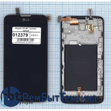 Модуль (Матрица, экран, дисплей+тачскрин) LG L90  с рамкой черный