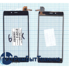 Сенсорное стекло (тачскрин) Alcatel IDOL alpha 6032X  черный