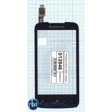 Сенсорное стекло (тачскрин) Lenovo A376  черное