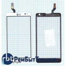Сенсорное стекло (тачскрин) LG Optimus L9 II D605 белое Сенсорное стекло (тачскрин) LG Optimus L9 II D605 белое