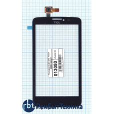 Сенсорное стекло (тачскрин) Alcatel One Touch SCRIBE EASY 8000D черный