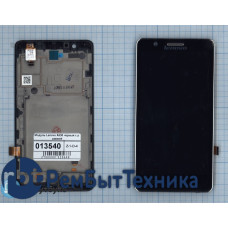 Модуль (Матрица, экран, дисплей + тачскрин) Lenovo A536 черный с рамкой