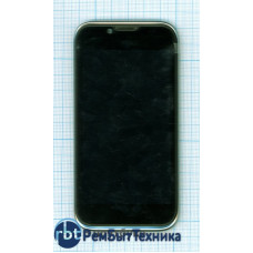 Модуль (Матрица, экран, дисплей+тачскрин) ZTE Grand X LTE T82 черный с рамкой