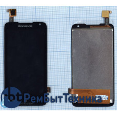 Модуль (Матрица, экран, дисплей + тачскрин) Lenovo A526 черный