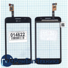 Сенсорное стекло (тачскрин) LG Optimus L4 II Dual E445 черный Сенсорное стекло (тачскрин) LG Optimus L4 II Dual E445 черный
