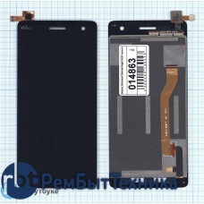 Модуль (Матрица, экран, дисплей + тачскрин) Micromax Canvas Knight A350 черный