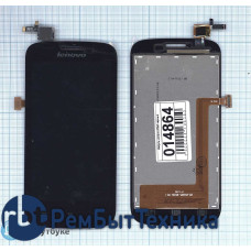 Модуль (Матрица, экран, дисплей + тачскрин) Lenovo A760 черный