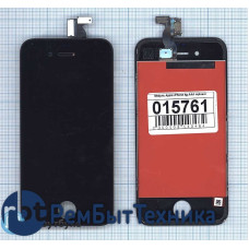 Модуль (Матрица, экран, дисплей + тачскрин) Apple iPhone 4 AAA черный