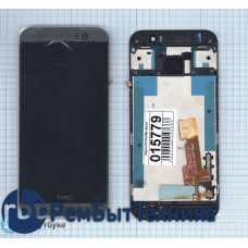 Модуль (Матрица, экран, дисплей + тачскрин) HTC One M9s черный с рамкой