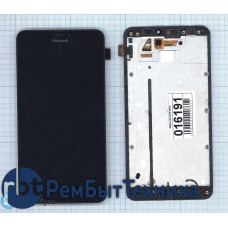 Модуль (Матрица, экран, дисплей + тачскрин) Microsoft 640 XL с рамкой черный