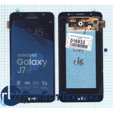 Модуль (Матрица, экран, дисплей + тачскрин) Samsung Galaxy J7 (2016) SM-J710F черный