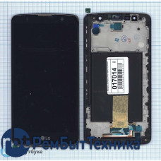 Модуль (Матрица, экран, дисплей + тачскрин) LG Stylus 2 Plus черный с рамкой Модуль (Матрица, экран, дисплей + тачскрин) LG Stylus 2 Plus черный с рамкой