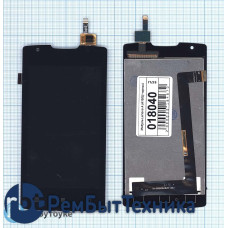 Модуль (Матрица, экран, дисплей + тачскрин) Lenovo A (A1000) черный