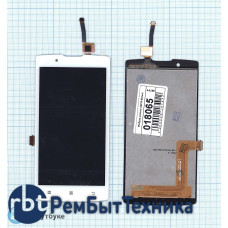 Модуль (Матрица, экран, дисплей + тачскрин) Lenovo A2010 белый