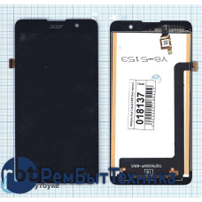 Модуль (Матрица, экран, дисплей + тачскрин) Acer Liquid Z520 Duo черный