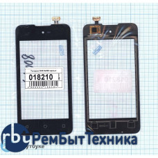 Сенсорное стекло (тачскрин) DNS S4008 черное