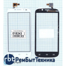 Сенсорное стекло (тачскрин) DNS S5002 белое