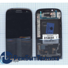 Модуль (Матрица, экран, дисплей + тачскрин) Samsung Galaxy S3 Duos GT-I9300I I9308I черный с рамкой