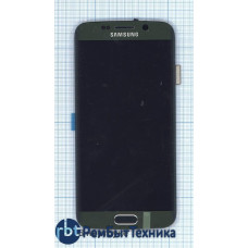 Модуль (Матрица, экран, дисплей + тачскрин) Samsung Galaxy S6 Edge SM-G925F зеленый с рамкой Модуль (Матрица, экран, дисплей + тачскрин) Samsung Galaxy S6 Edge SM-G925F зеленый с рамкой
