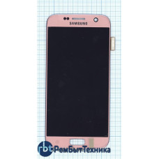 Модуль (Матрица, экран, дисплей + тачскрин) Samsung Galaxy S7 SM-G930F розовое золото