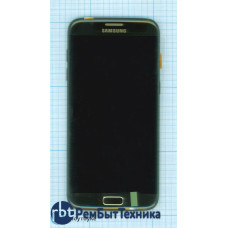 Модуль (Матрица, экран, дисплей + тачскрин) Samsung Galaxy S7 Edge SM-G935FD черный с рамкой (Injustice Edition)