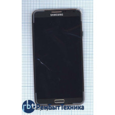 Модуль (Матрица, экран, дисплей + тачскрин) Samsung Galaxy Note 3 LTE SM-N9005 золотой с рамкой
