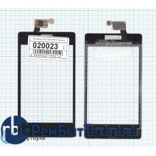 Сенсорное стекло (тачскрин) LG Optimus L5 Dual E615 черное
