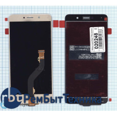 Модуль (Матрица, экран, дисплей + тачскрин) Huawei Enjoy 7 Plus / Y7 2017 / Y7 Prime золотой