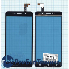 Сенсорное стекло (тачскрин) Alcatel PIXI 4 (6) 8050D черное