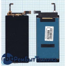 Модуль (Матрица, экран, дисплей + тачскрин) Micromax Q491 Canvas Amaze 4G черный