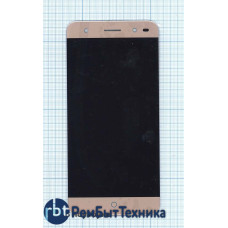Модуль (Матрица, экран, дисплей + тачскрин) ZTE Blade V7 Lite золотой