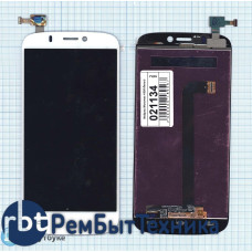Модуль (Матрица, экран, дисплей + тачскрин) Micromax A300 Canvas Gold белый
