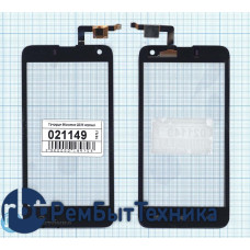 Сенсорное стекло (тачскрин) Micromax Q335 Bolt черное