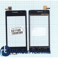 Сенсорное стекло (тачскрин) ZTE Blade AF5 черное