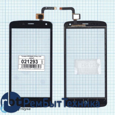Сенсорное стекло (тачскрин) ZTE Blade L2 Plus / L370 черное