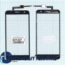 Сенсорное стекло (тачскрин) ZTE Blade V7 черное