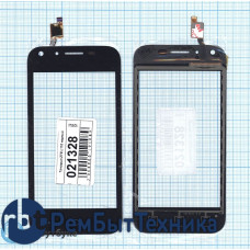 Сенсорное стекло (тачскрин) ZTE Blade L110 черное Сенсорное стекло (тачскрин) ZTE Blade L110 черное