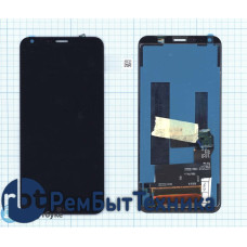 Модуль (Матрица, экран, дисплей + тачскрин) LG Q6 M700AN черный