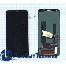 Модуль (Матрица, экран, дисплей + тачскрин) LG Q6a M700 черный